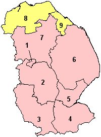 Lincolnshire's Districts