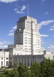 Senate House, designed by Charles Holden home to the University of London's central administrative offices and its library