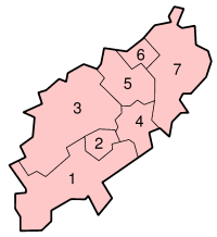 Northamptonshire's Districts